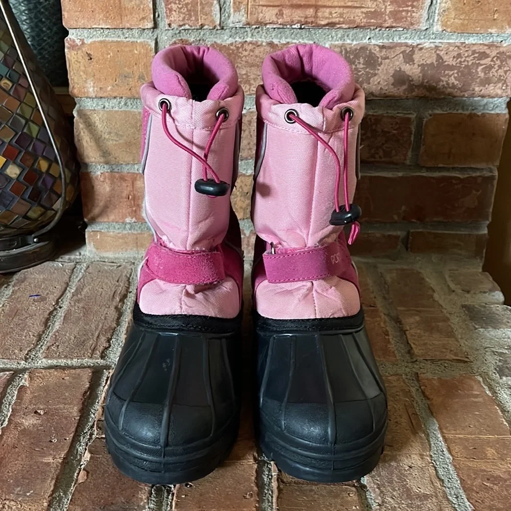 Sporto Pink & Black Snow Boots